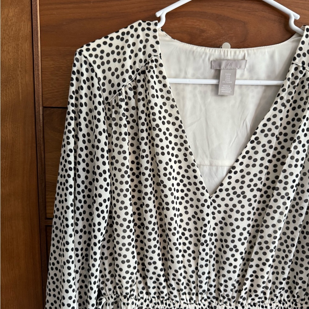H&M DRAWSTRING-DETAIL DRESS Size M - Picture 8 of 9